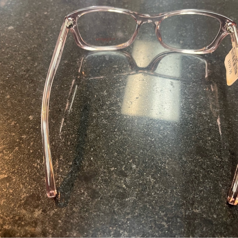 Coach Women's Pink Glasses - Picture 9 of 12